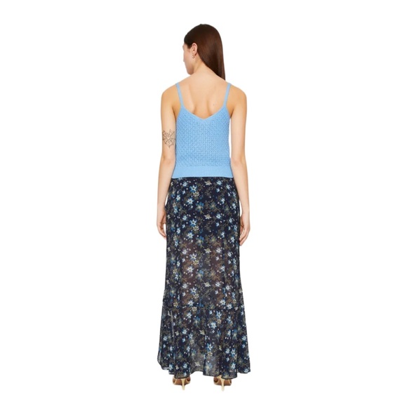 FREE PEOPLE Floral High Low Maxi Skirt - Picture 3 of 14